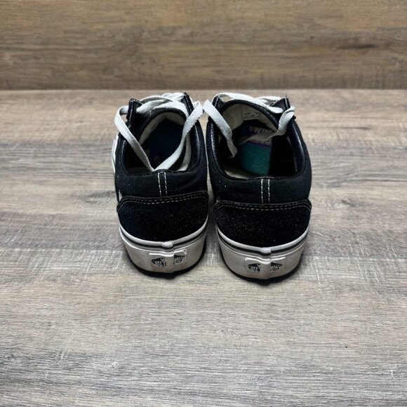 Vans Old Skool Low Top Black Canvas Sneakers Women's Size 8.5 - Picture 3 of 7